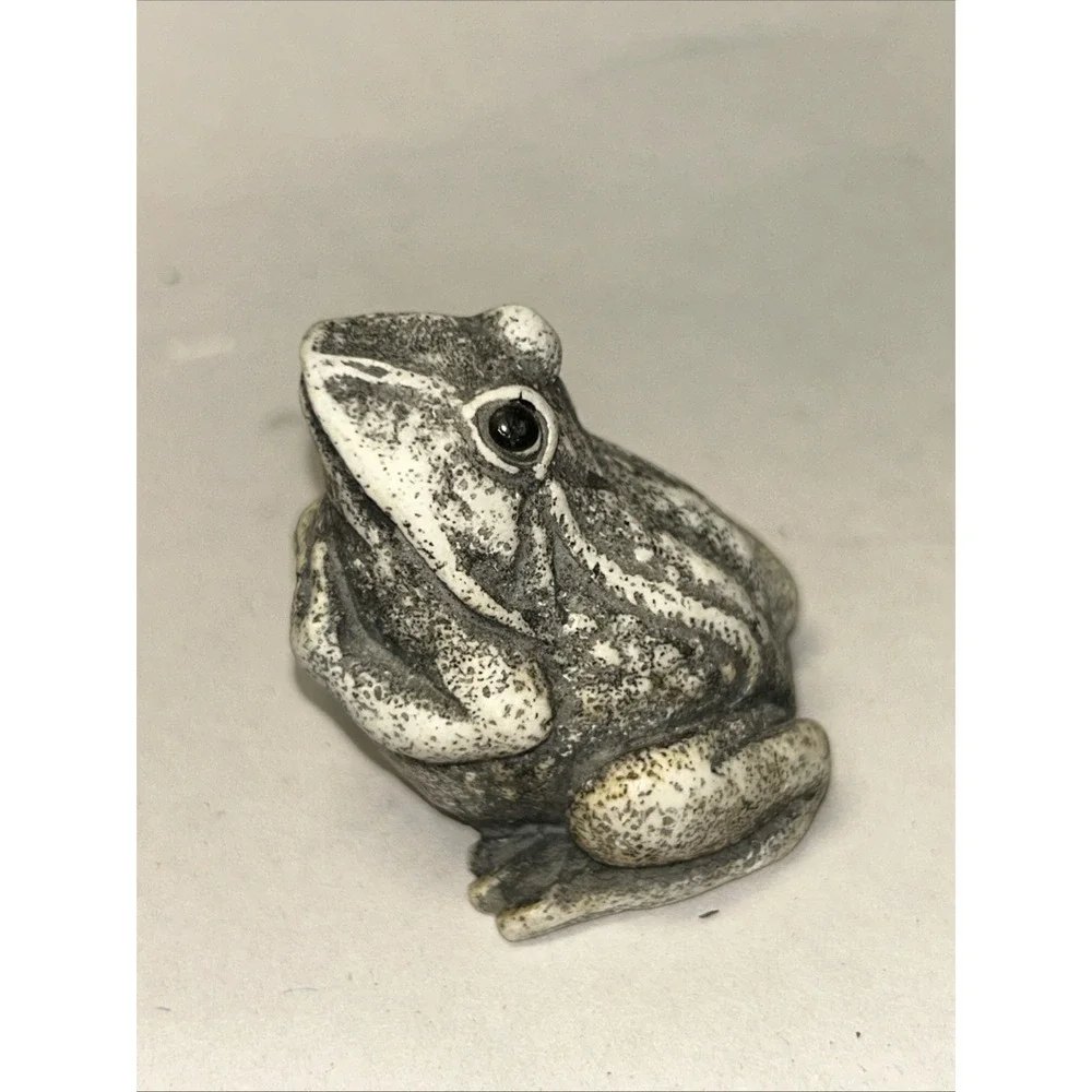Vintage Frog Figurine Garden Decor Frog Statue